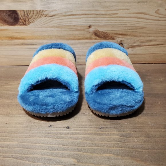 NEW UGG Fluff You Stripes Slipper - Picture 3 of 5